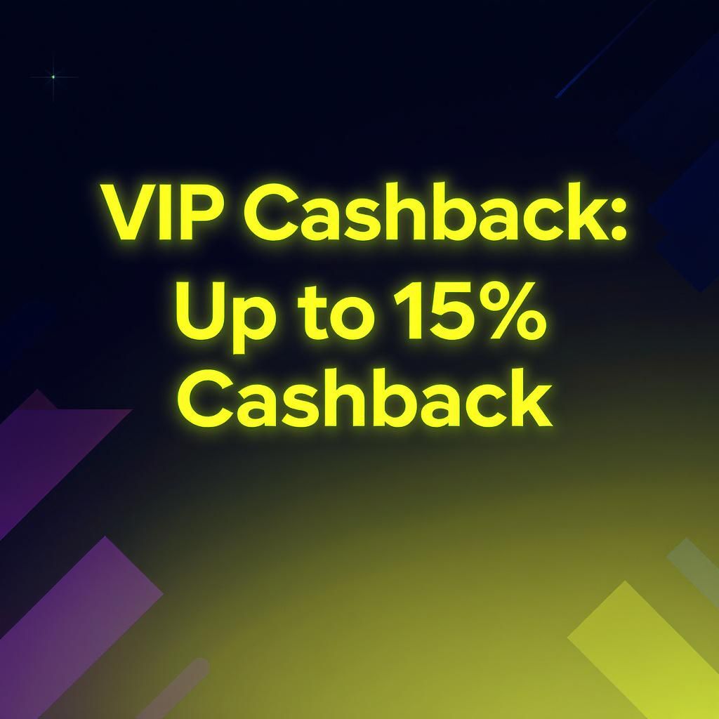 VIP Cashback: Up to 15% Cashback